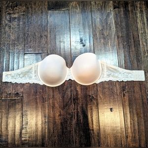 Like New Wacoal Underwire Strapless Bra Nude 38D